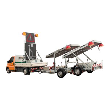 PickUP VMS LED varnostna prikolica