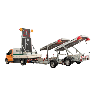 PickUP VMS LED varnostna prikolica