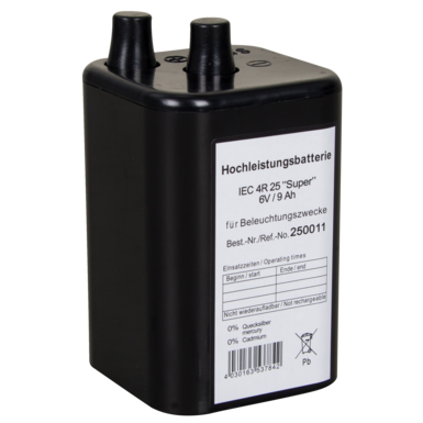 BATERIJA 4R25 ekološka 6V/9Ah