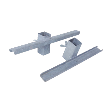 Pritrdilna podpora za montažo prometnih usmerjevalnih znakov različnih velikosti