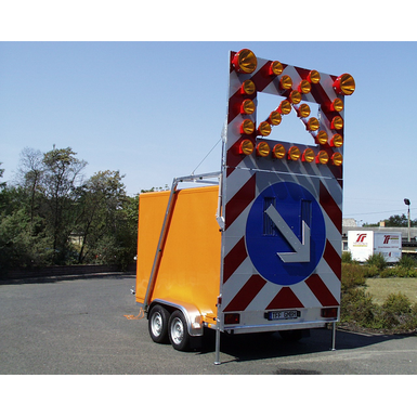 FA1 varnostna prikolica z zaprtim boksom