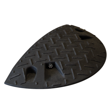 LEŽEČI POLICAJ 60 mm, končni, črn