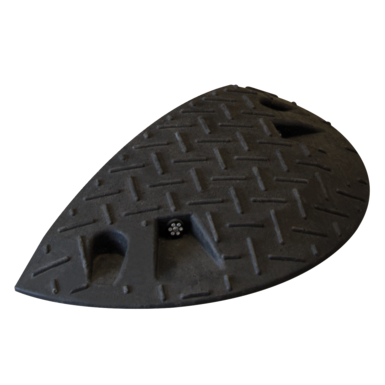 LEŽEČI POLICAJ 60 mm, končni, črn